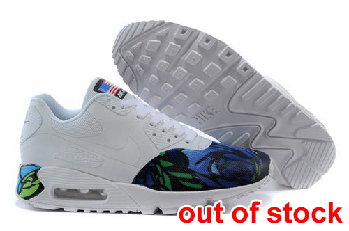 Nike Air Max 90 Air Bell Mens Shoes White Hawaii Green Red Italy